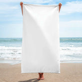 Pure White Minimalist Beach Bath Towel, towels, $ 39.95, A Moment Of Now™
